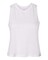 BELLA + CANVAS Women’s Racerback Crew Neck Crop Tank Top for Custom Printing & Gym Outfits